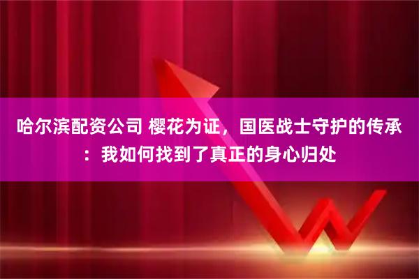 哈尔滨配资公司 樱花为证，国医战士守护的传承：我如何找到了真正的身心归处